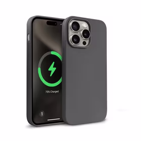 Crong Color Cover Magnetic - iPhone 15 Pro MagSafe dėklas (Titanium)