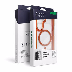 ROAR case MAG BUMPER compatible with MagSafe for SAMSUNG S26 orange