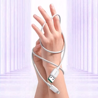 USB Laidas Joyroom "S-AL012A14" Baltas "Lightning" 120cm