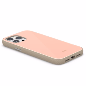 Moshi iGlaze aukščiausios klasės hibridinis dėklas, skirtas iPhone 13 Pro Max, su SnapTo sistema, „Dahlia Pink“ spalvos