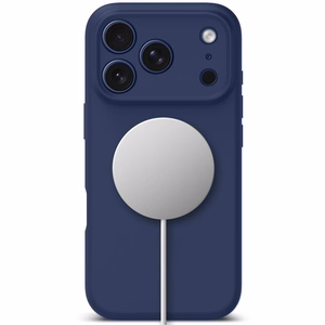 Tech-Protect Silicone MagSafe deklas iPhone 17 Pro Max - tamsiai melynas