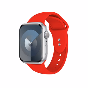 Crong Liquid dirželis, skirtas Apple Watch 44 / 45 / 46 / 49 mm, raudonas