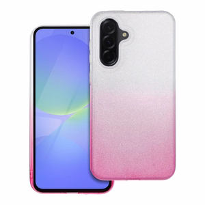 SHINING Dėklas telefonui SAMSUNG A36 5G permatomas rožinis