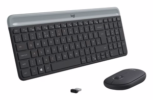 Logitech Slim belaidis rinkinys MK470