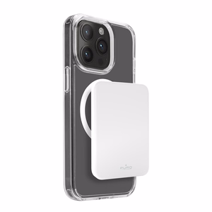 Puro Slim Power Mag 4200mAh Power Bank with MagSafe USB-C - White