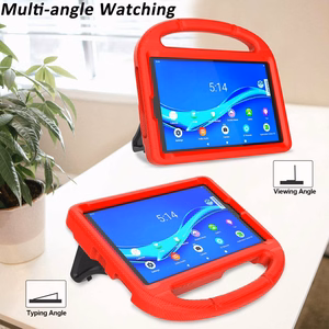 Dėklas Shockproof Kids Samsung X200/X205 Tab A8 10.5 2021 raudonas