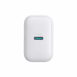 Įkroviklis Joyroom (JR-TCF24) + "USB-C (Type-C) to USB-C (Type-C)" (1xUSB-C 30W) baltas