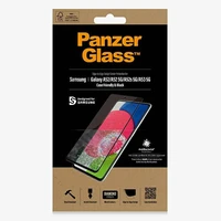 PanzerGlass E2E Microfracture antibakterinis stiklas Samsung Galaxy A52 / A52 5G / A53 5G - su juodu rėmeliu