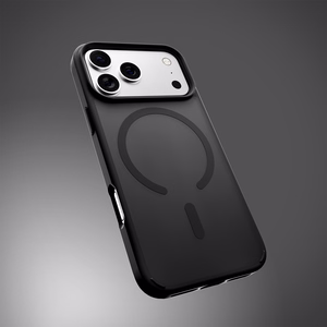 Puro Gradient TPU dėklas suderinamas su MagSafe iPhone 17 Pro - juodas