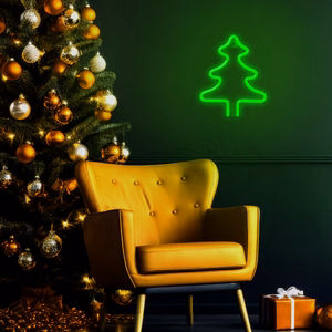 Žalias LED neoninis kalėdinės eglutės šviestuvas FLNE16 Forever Light