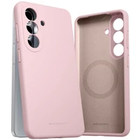 Dėklas Mercury Pure Magsafe Silicon Case Samsung S942 S26 rožinio smėlio