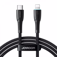 USB Laidas Joyroom "SA32-CL3" Juodas "Type-C / Lightning" 100cm (iki 30W)