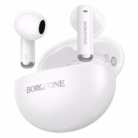 Borofone TWS Bluetooth Ausinės FQ12 Nice baltos