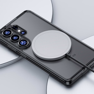 "Benks" magnetinis kristalų TPU rėmelis (0050), skirtas "Samsung Galaxy S26 Ultra black