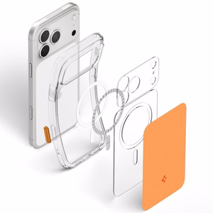 Spigen Ultra Hybrid MagSafe dėklas iPhone 18 Pro Max / 17 Pro Max, oranžinis