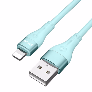 BWOO кабель USB - Lightning 1м 3A Minimalist Silicone белый X280L