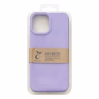 Dėklas telefonui Eco Case iPhone 14 Plus silikoninis biodegraduojantis dėklas - violetinis