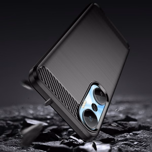 Karbono dėklas telefonui Infinix Hot 20 (m) - juodas