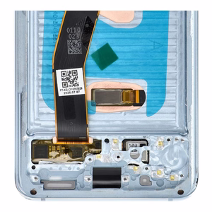 LCD ekranas SAMSUNG S20 4G mėlynas SOFT OLED su rėmeliu