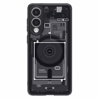 Spigen Ultra Hybrid Mag dėklas su MagSafe Samsung Galaxy S25 Edge su spauda - juodas