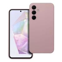Silikoninis dėklas 2mm SAMSUNG A35 5G smėlio rožinis