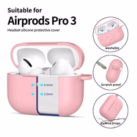 "Tech-Protect" silikoninis dėklas su kabliuku, skirtas "AirPods Pro" - rožinis
