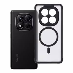 Чехол для Xiaomi Redmi Note 14 PRO 5G Full Matte Mag Cover совместимый с MagSafe чёрный