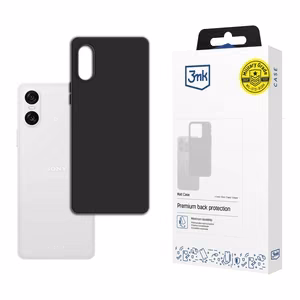 3mk Matinis dėklas Sony Xperia 10 VI - juodas