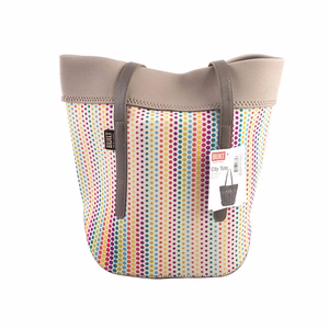 BUILT City Tote neopreno krepšys su dirbtinės odos rankenomis, Candy Dot