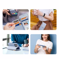 Dux Ducis Lawa iPhone 16 Pro odinis dėklas su nuimama magnetine pinigine - mėlynas