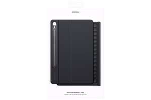 DX725UB klaviatūra su dėklu „Samsung Galaxy Tab S9/S9 FE/S10 FE/S10 Lite“, juoda
