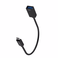 Wozinsky WOTGY1S USB-C 3.0 (vyriškas) - USB-A 3.0 (moteriškas) OTG adapteris - juodas