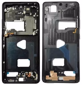 Middle housing Samsung G998 S21 Ultra Phantom Black with sides buttons original (used Grade B)