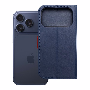 Flip case for iPhone 17 PRO MAX / 18 PRO MAX Split Book navy and red