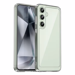 Kosmoso dėklas su gelio rėmu Samsung Galaxy S24 FE - permatomas