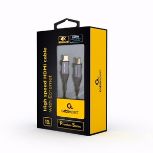 Gembird CCBP-HDMI-10M HDMI laidas HDMI Type A (Standard) pilkas