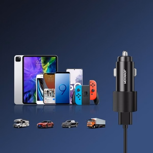 Automobilinis įkroviklis Joyroom JR-CL10, juodas, 2x USB, 24W