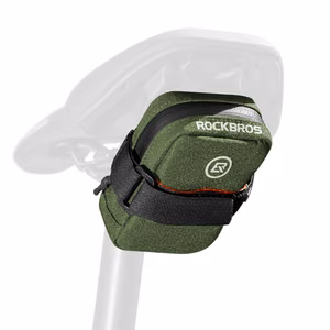Rockbros F006 велосипедная подседельная сумка 0.35 l - зеленый
