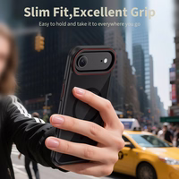 Tech-Protect MagHybrid MagSafe dėklas iPhone Air juodas ir raudonas