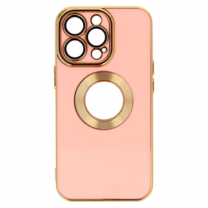 Dėklas telefonui Iphone 12 Pro rožinis