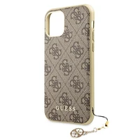 Guess GUHCN61GF4GBR iPhone 11 6.1" / Xr rudas/rudas kietas dėklas 4G Charms Collection