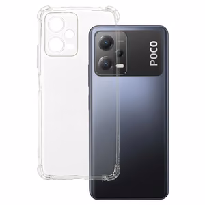 Clin Anti Shock 1,5 mm dėklas Xiaomi Redmi Note 12 5G/Poco X5, skaidrus