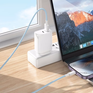 USB kabelis Borofone BX117 USB-A to Lightning 1.0m baltas