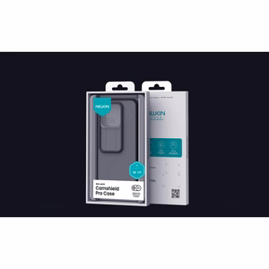 Nillkin CamShield Pro dėklas, skirtas Xiaomi 15T, skaidrus juodas