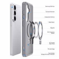 Dėklas Dux Ducis Yind Magnetic Stand Samsung S947 S26 Plus pilkas