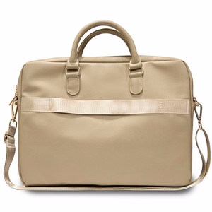 Guess Triangle 4G krepšys 16" nešiojamam kompiuteriui - auksinis