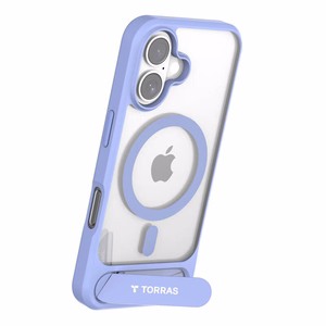 Torras Pstand Series dėklas iPhone 16 (mėlynas)