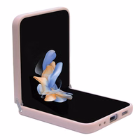 Guess Glitter Script dėklas telefonui Samsung Galaxy Z Flip 5 - rožinis