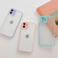 Milky Case silikoninis lankstus permatomas dėklas telefonui Samsung Galaxy A72 4G mėlynas