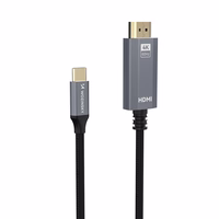 Wozinsky WCCH-01 USB-C - HDMI 4K 60Hz kabelis 1.8 m - juodas